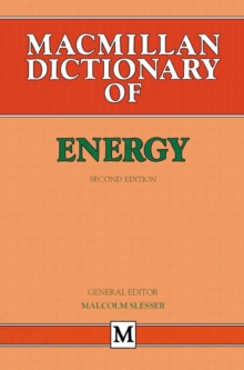 Image for Macmillan Dictionary of Energy