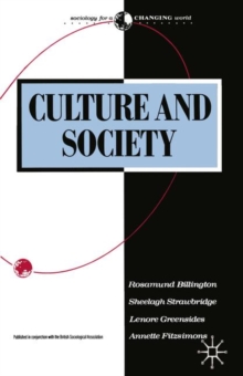 Image for Culture and Society: Sociology of Culture