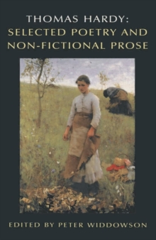 Image for Thomas Hardy: Selected Poetry and Non-Fictional Prose