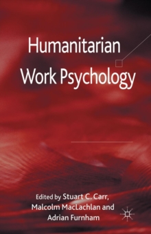 Image for Humanitarian Work Psychology