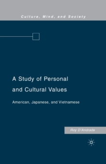 Study of Personal and Cultural Values