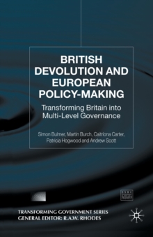 Image for British Devolution and European Policy-Making