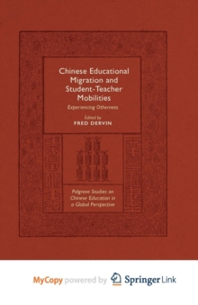 Image for Chinese Educational Migration and Student-Teacher Mobilities