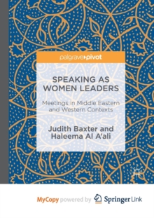 Image for Speaking as Women Leaders