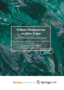Image for Critical Perspectives on Hate Crime