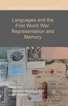 Image for Languages and the First World War: Representation and Memory