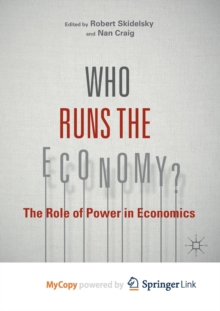 Image for Who Runs the Economy?
