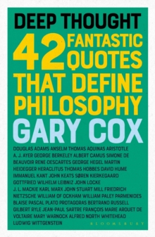 Image for Deep thought  : 42 fantastic quotes that define philosophy