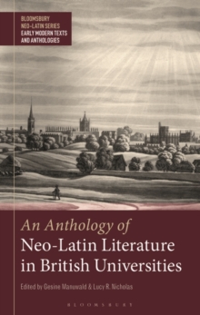 Image for Anthology of Neo-Latin Literature in British Universities