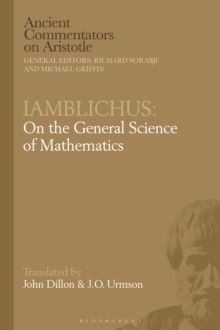 Iamblichus: On the General Science of Mathematics
