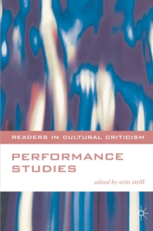 Image for Performance studies