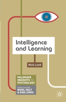 Image for Intelligence and learning