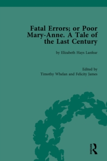 Image for Fatal Errors; or Poor Mary-Anne. A Tale of the Last Century: by Elizabeth Hays Lanfear