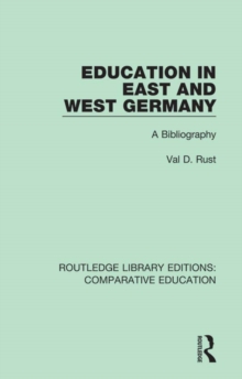 Image for Education in East and West Germany: a bibliography
