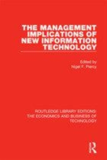 Image for The management implications of new information technology