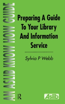 Image for Preparing a guide to your library and information service