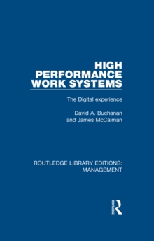 Image for High performance work systems: the digital experience