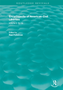 Image for Encyclopedia of American civil liberties.: (G-Q)