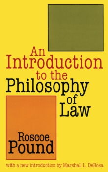 Image for An introduction to the philosophy of law