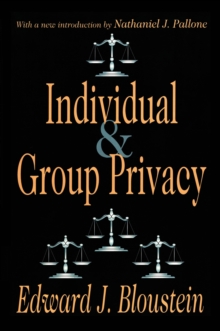 Image for Individual and Group Privacy