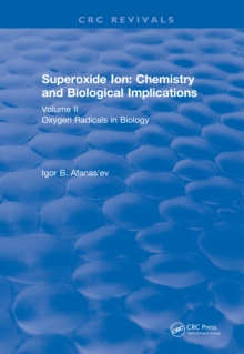 Image for Superoxide Ion: Volume II (1991): Chemistry and Biological Implications