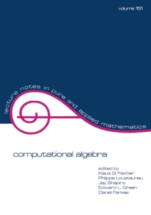 Image for Computational Algebra