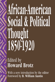 Image for African-American Social and Political Thought: 1850-1920