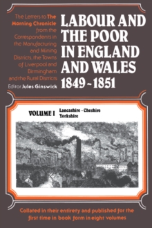 Image for Labour and the poor in England and Wales, 1849-1851.: (Lancashire, Cheshire, Yorkshire)
