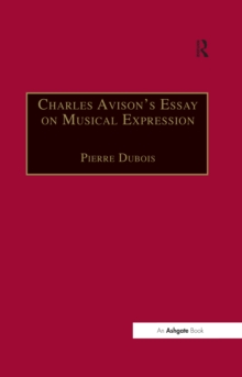 Image for Charles Avison's Essay on musical expression