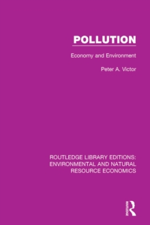 Image for Pollution: economy and environment