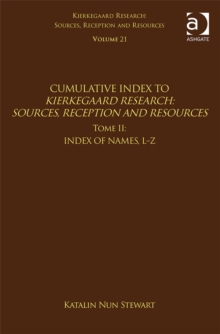 Image for Volume 21, Tome II: Cumulative Index: Index of Names, L-Z