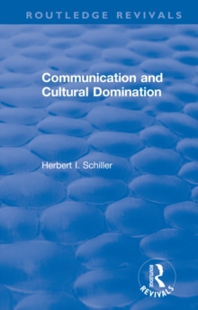 Image for Communication and cultural domination