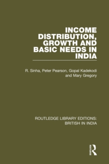 Image for Income distribution, growth and basic needs in India