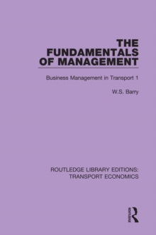 Image for The fundamentals of management: business management in transport 1