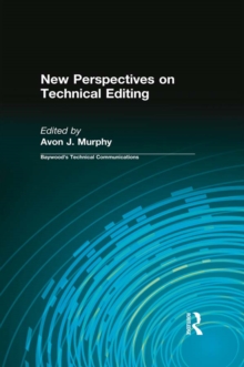Image for New perspectives on technical editing