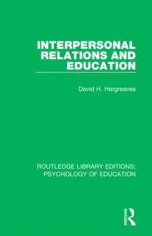 Image for Interpersonal relations and education