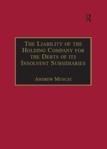 Image for The Liability of the Holding Company for the Debts of its Insolvent Subsidiaries