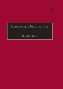 Image for Personal disclosures: an anthology of self-writings from the seventeenth century
