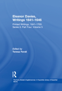 Image for Eleanor Davis, writings 1641-1646