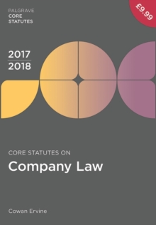 Image for Core Statutes on Company Law 2017-18
