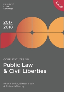 Image for Core statutes on public law & civil liberties 2017-18