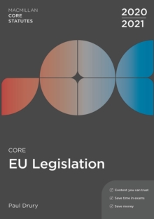 Image for Core EU legislation 2020-21