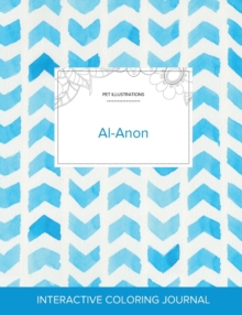 Image for Adult Coloring Journal : Al-Anon (Pet Illustrations, Watercolor Herringbone)