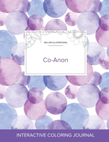 Image for Adult Coloring Journal : Co-Anon (Sea Life Illustrations, Purple Bubbles)