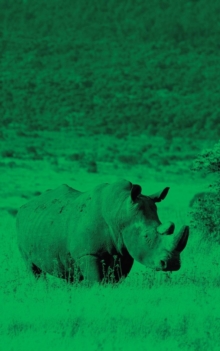 Image for Alive! white rhino - Green duotone - Photo Art Notebooks (5 x 8 series)