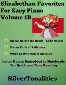 Image for Elizabethan Favorites for Easy Piano Volume 1 B