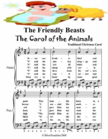 Image for Friendly Beasts the Carol of the Animals - Easy Piano Sheet Music Junior Edition