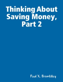 Image for Thinking About Saving Money, Part 2