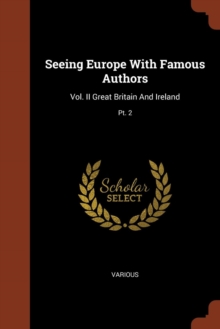 Image for Seeing Europe With Famous Authors