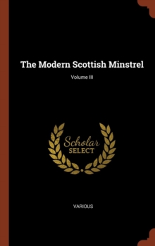 Image for The Modern Scottish Minstrel; Volume III